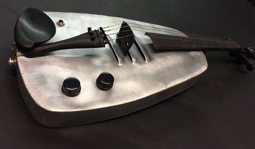 TIG welded Aluminium Violin